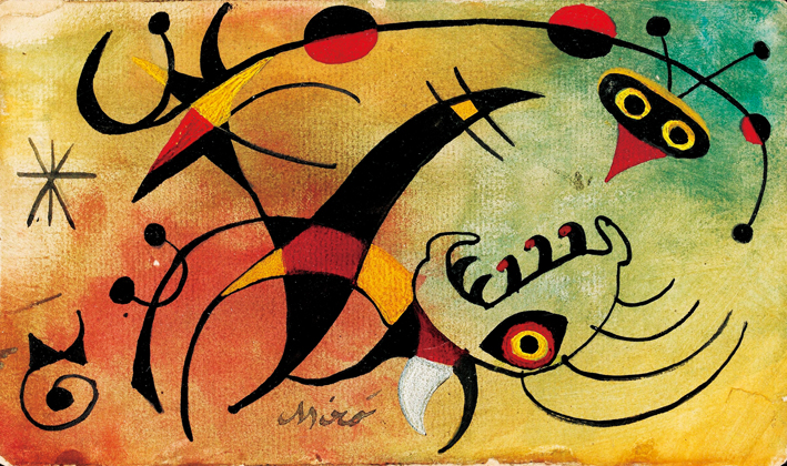  胡安·米罗 Joan Miró ——开始计算的鸟